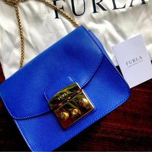 Furla Crossbody Metropolis Mini in Pacific